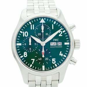 IWC Schaffhausen Pilot's Watch IW388104 Green Dial Men's